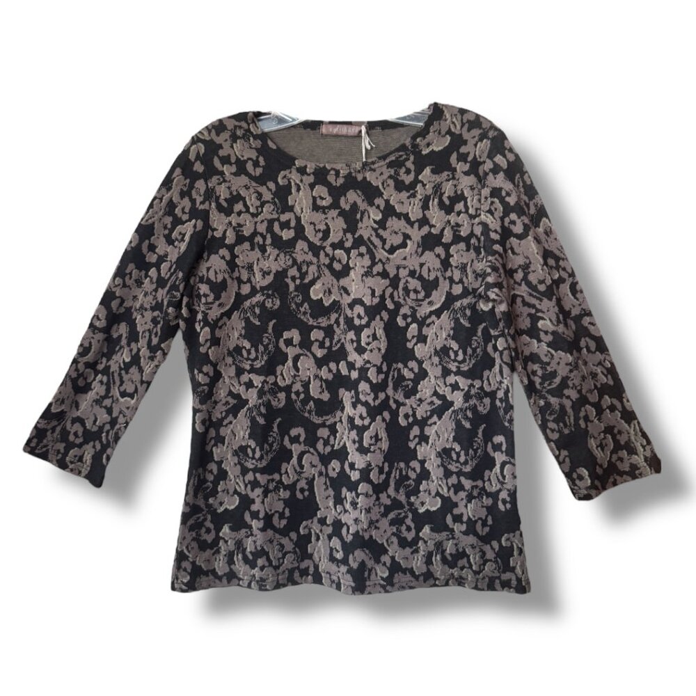 Cut Loose 3/4 Sleeve Knit Pullover Top NWT